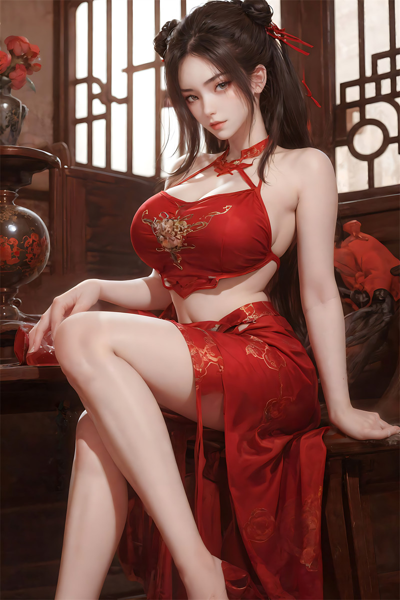 [第1311期] [天行九歌] [焰灵姬 · 系列十五] 红色肚兜 [34P]