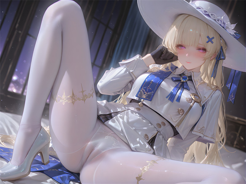 [第264期] [鸣潮] [菲比] 巨乳白丝中出 [127P]