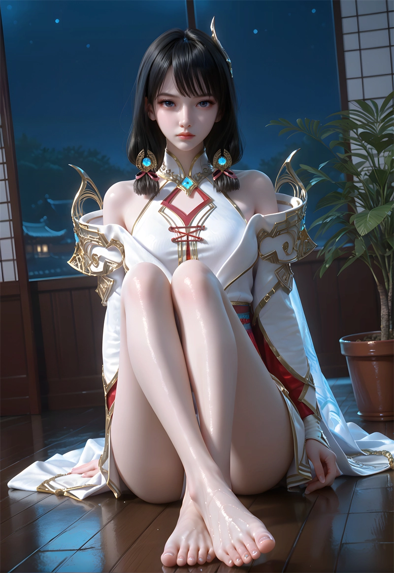 [149]精致AI绘画-百炼成神-云落-大长腿