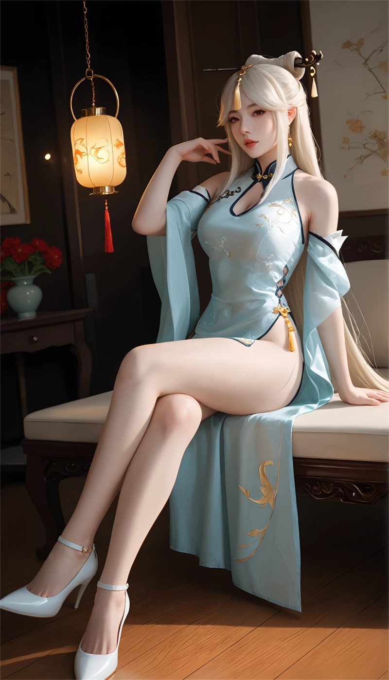 [105]精致AI绘画-原神-凝光性感写真