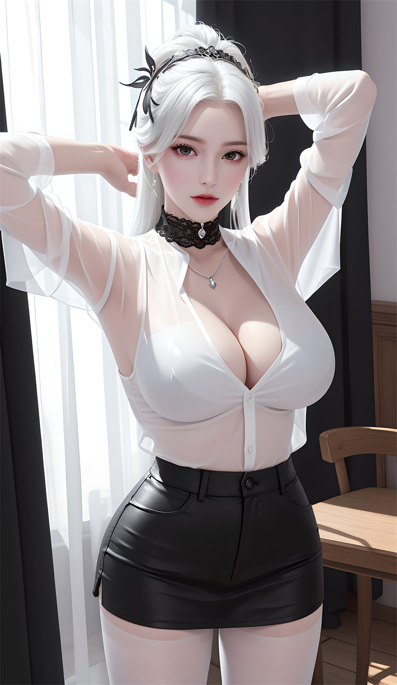 [第1276期] [完美世界] [柳神 · 系列二十一] 白发女神 [43P]