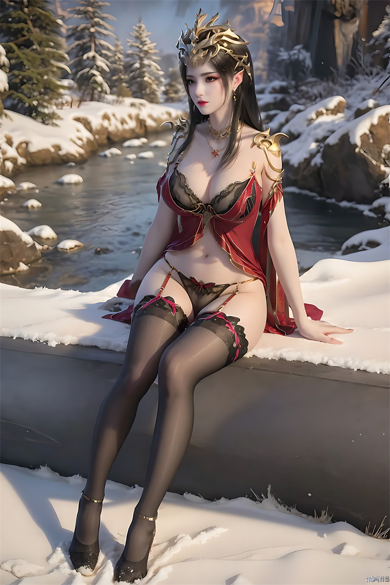 [第1322期] [斗破苍穹] [美杜莎 · 系列二十二] 户外黑丝 [61P]
