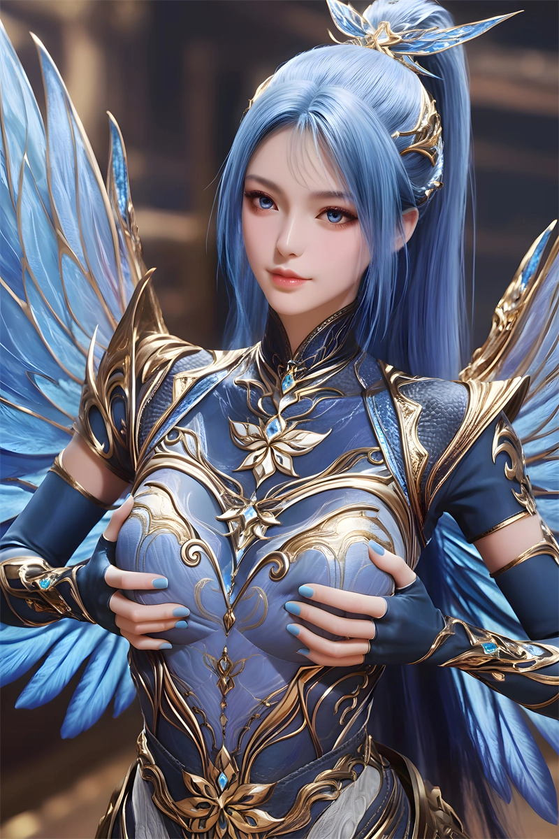 [120]精致AI绘画-绝世唐门-王冬儿-战斗服涩涩