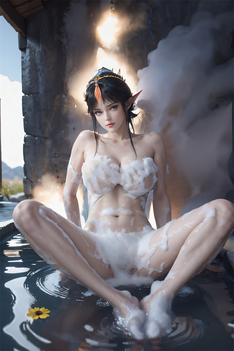 [第一千一百二十一期] [斗破苍穹] [凤清儿 · 系列七] 温泉朦胧诱惑 [61P]