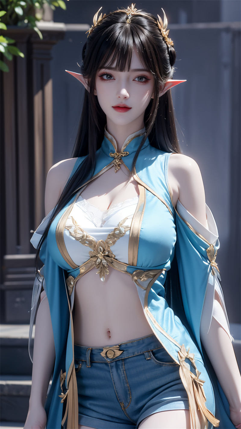 [第一千一百一十五期] [斗破苍穹] [凤清儿 · 系列一] 牛仔短裤 [101P]