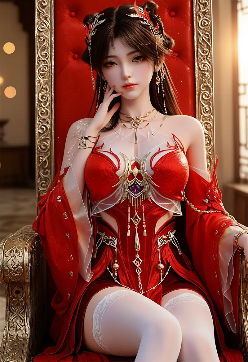 [3236]精致AI绘画-完美世界-天神火灵儿[AI视频+220P]