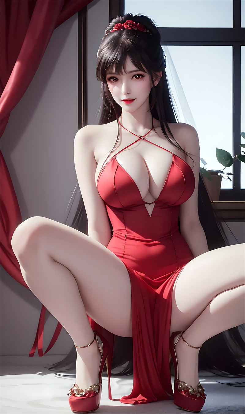 [第1269期] [斗罗大陆] [小舞 · 系列二十一] 红色礼服 [61P]