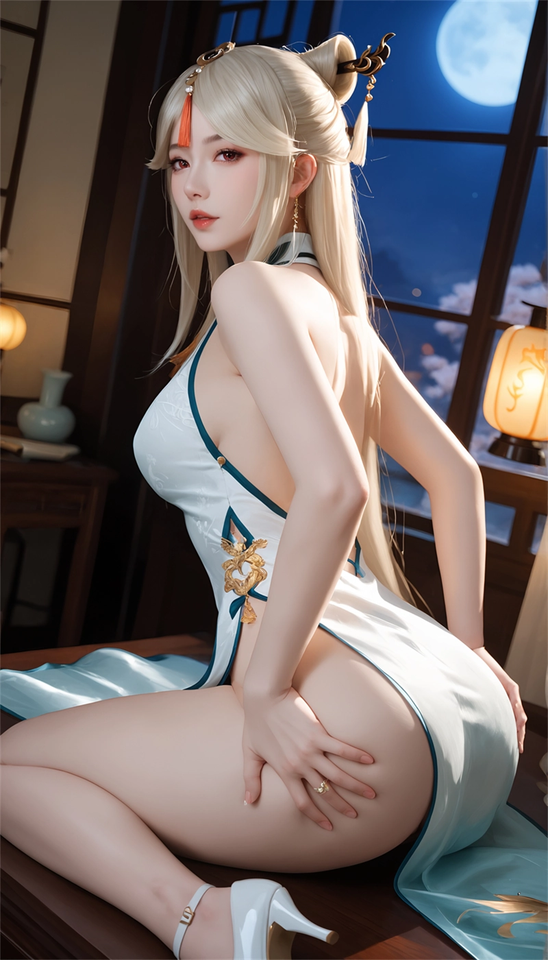 [105]精致AI绘画-原神-凝光性感写真