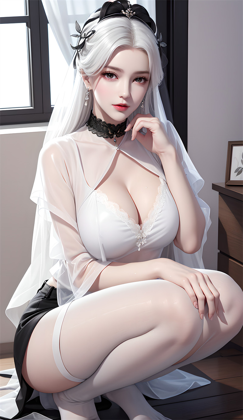 [第1276期] [完美世界] [柳神 · 系列二十一] 白发女神 [43P]