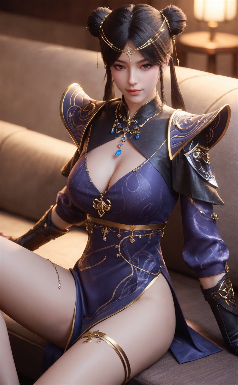 [44]精致AI绘画-沧元图-李少英-战斗服涩涩